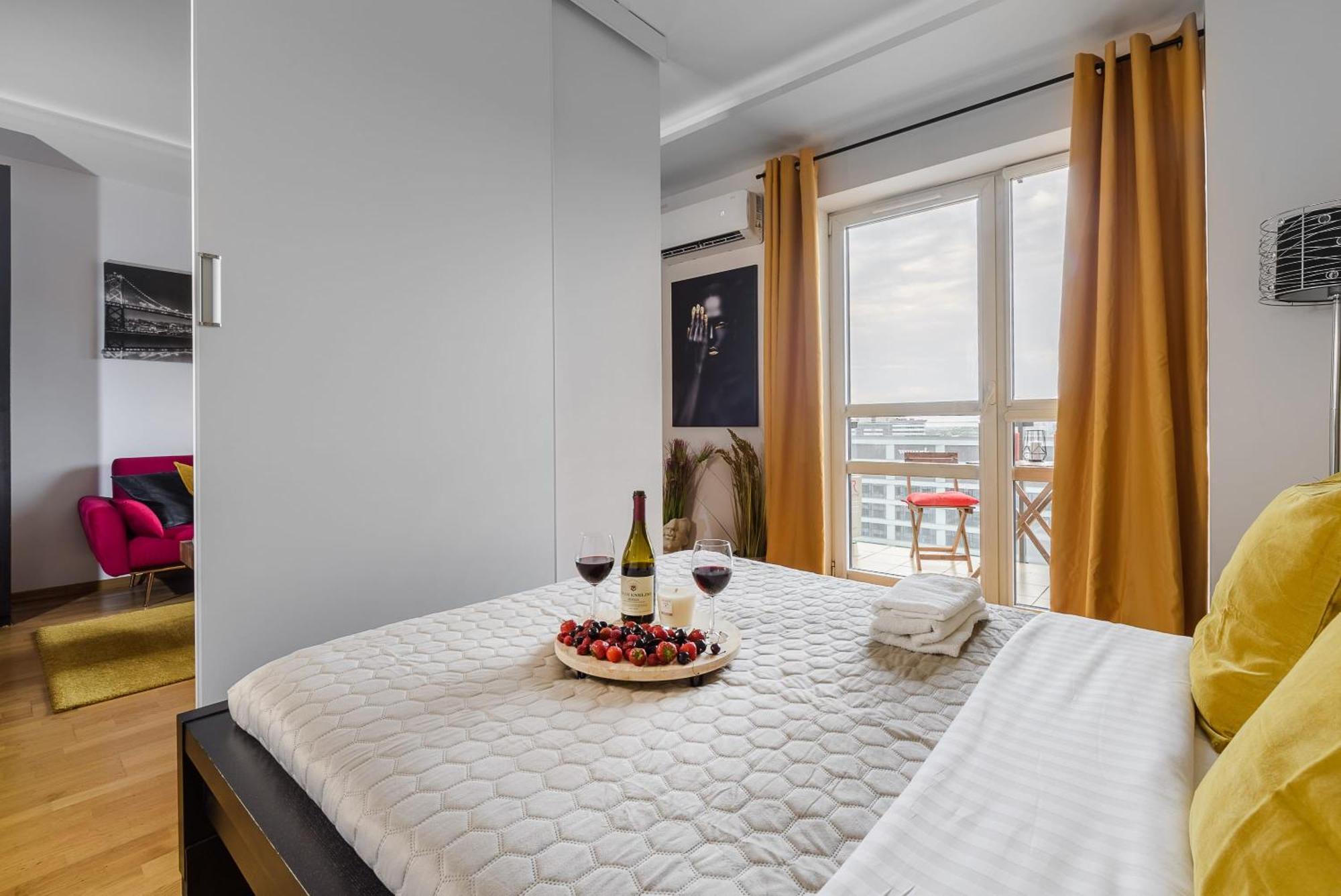 Lumina Apart With Balcony Platinum Tower وارسو المظهر الخارجي الصورة