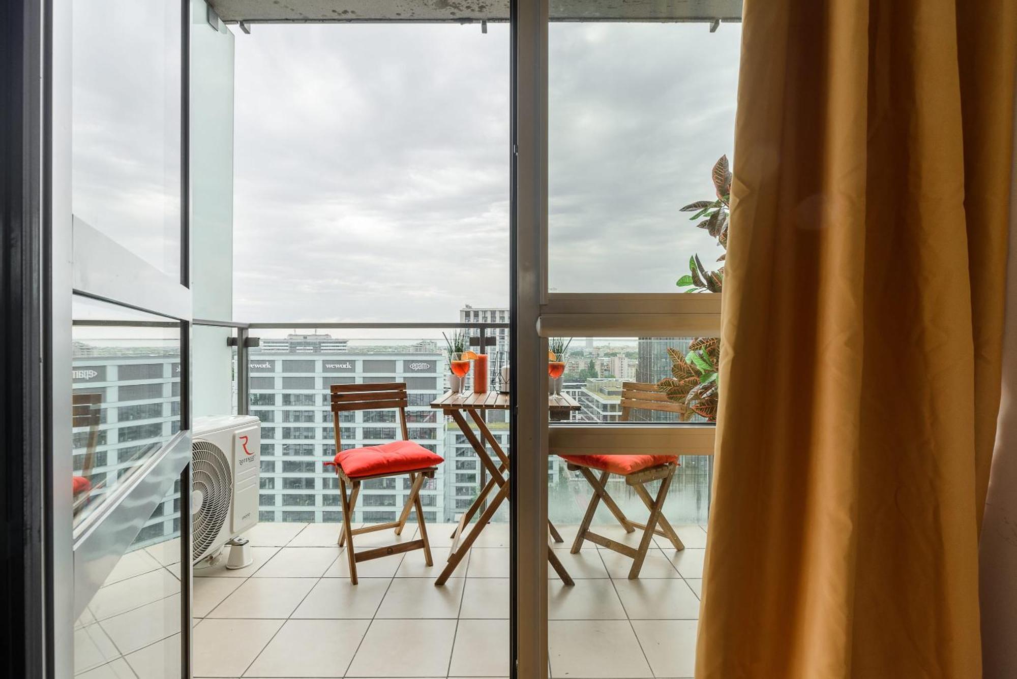 Lumina Apart With Balcony Platinum Tower وارسو المظهر الخارجي الصورة
