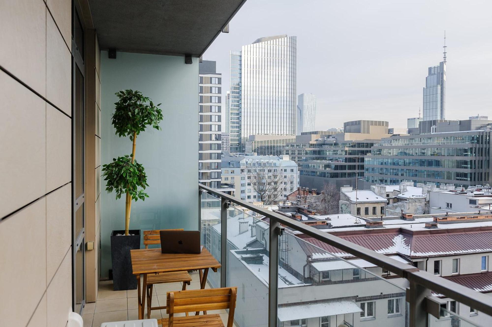 Lumina Apart With Balcony Platinum Tower وارسو المظهر الخارجي الصورة